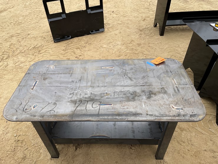 #2554-•-new-kc-welding-table-with-shelf-image-5