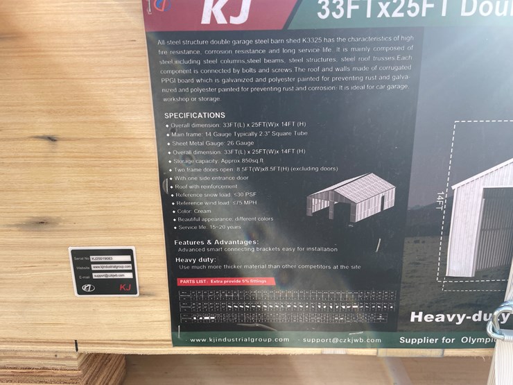 #2517-•-new-kj-33'-x-25'-double-garage-steel-barn-image-10