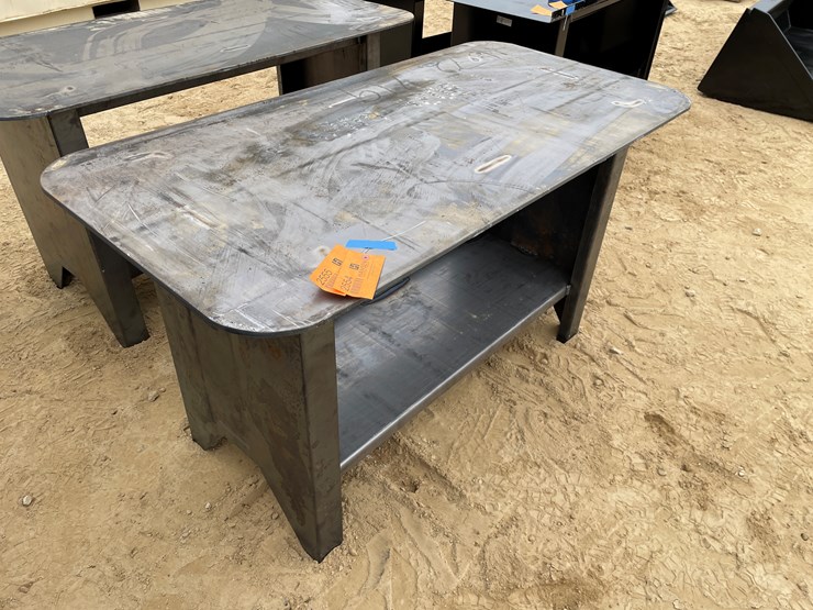 #2554-•-new-kc-welding-table-with-shelf-image-3