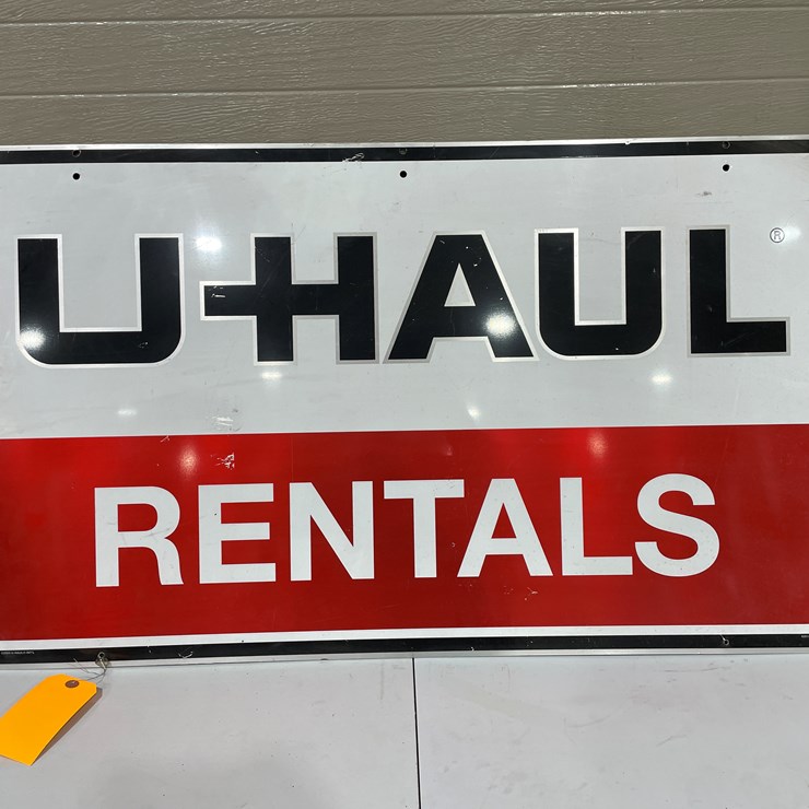 #7870 • Metal Double Sided UHaul Sign