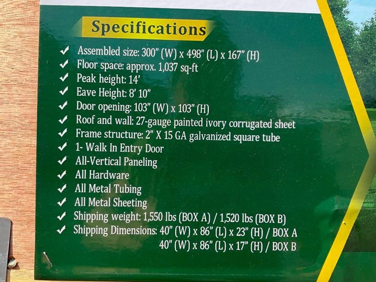 #4059-•-new-26'-x-42'-double-garage-metal-barn-shed-image-2