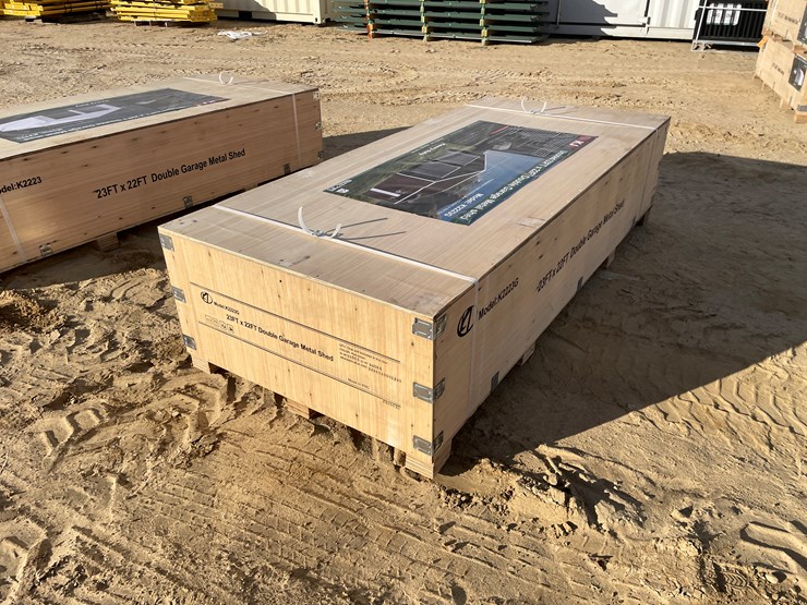 #2520-•-new-kj-23'-x-22'-double-garage-metal-shed-image-5