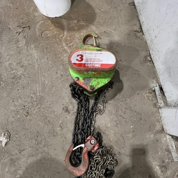 Coffing 3 Ton Chain Hoist