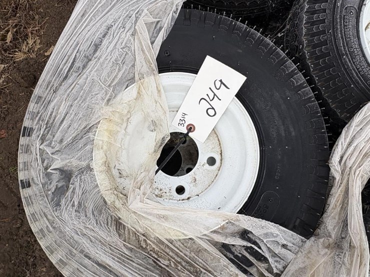 pallet-of-8"-golf-cart-tires-w/rims-image-4