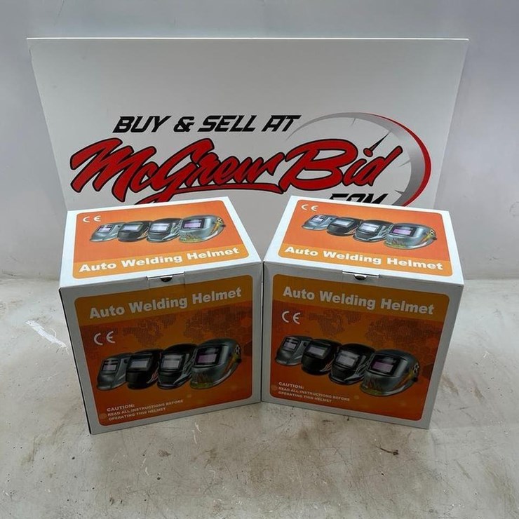 Pair Of Welding Helmets