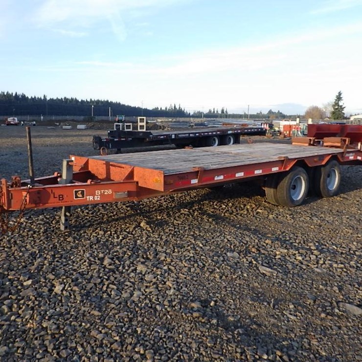 Charles Machine Works 23' T/A Dove Tail Trailer