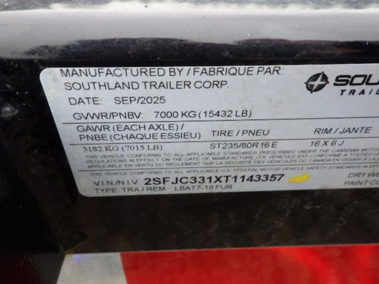 2026-southland-lbat7-18fur-t/a-flatbed-trailer-image-30