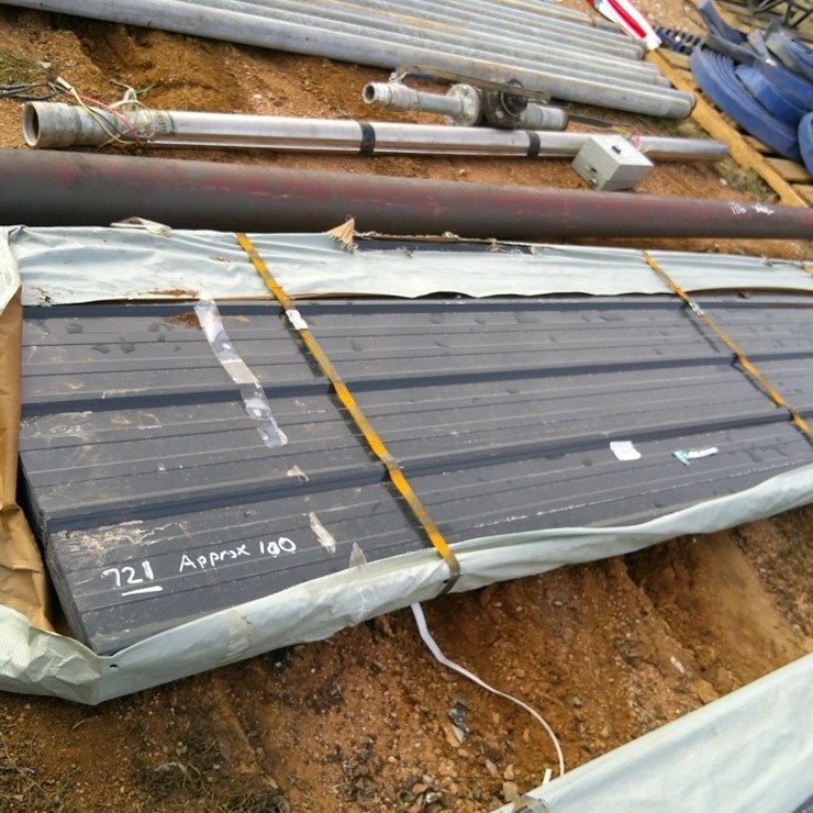 APPROX 100 SHEETS OF 12FT TIN