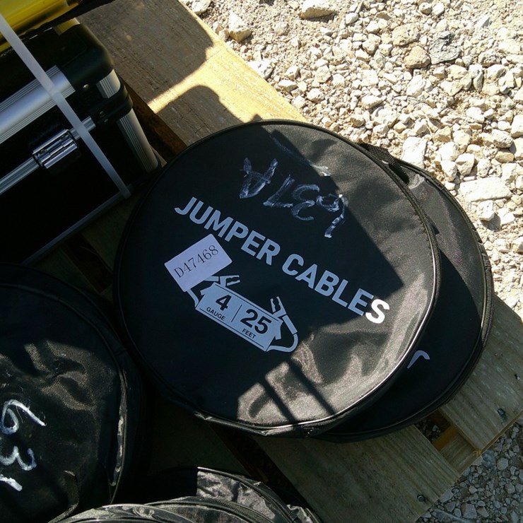 SET 4GA x25FT JUMPER CABLES