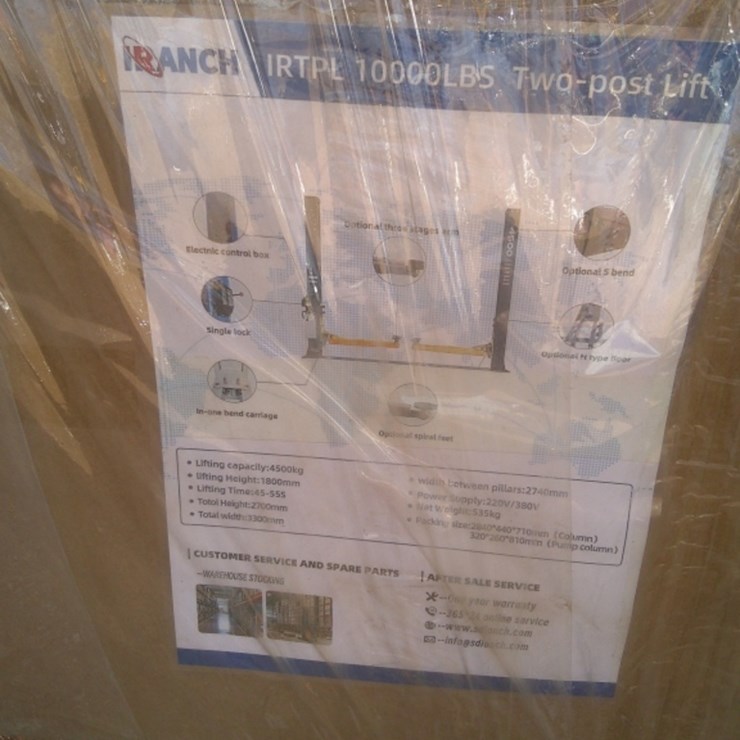 IR 10K LB 2-POST LIFT