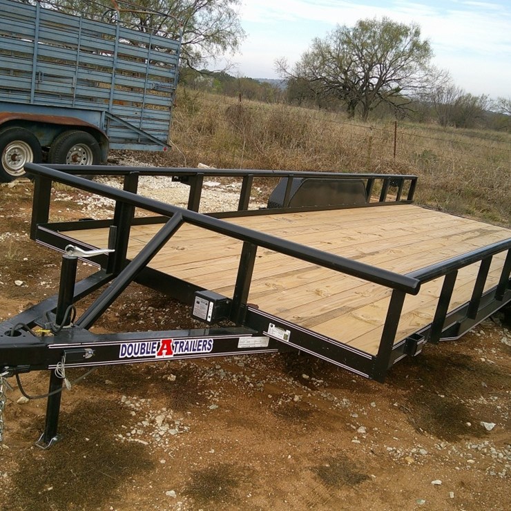 DOUBLE A T.PULL 20FT UTILITY TRLR-