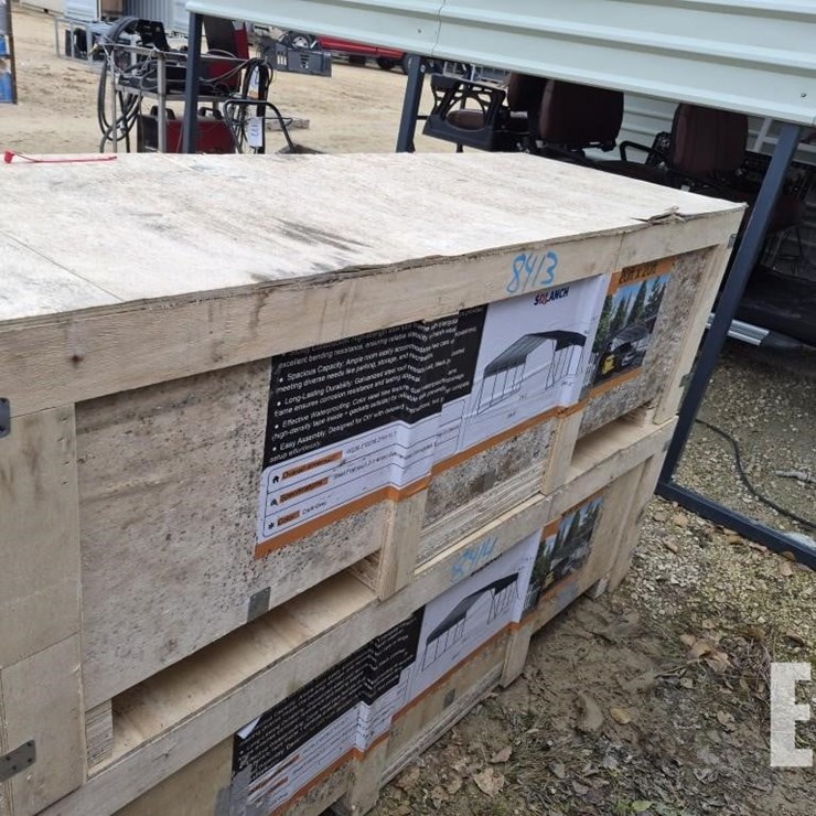 SDLANCH 20'X20' ALL-STEEL CARPORT