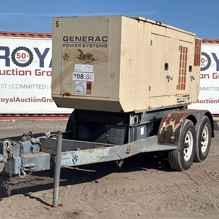2000 Generac 2000 Series 30kW T/A Towable Diesel Generator