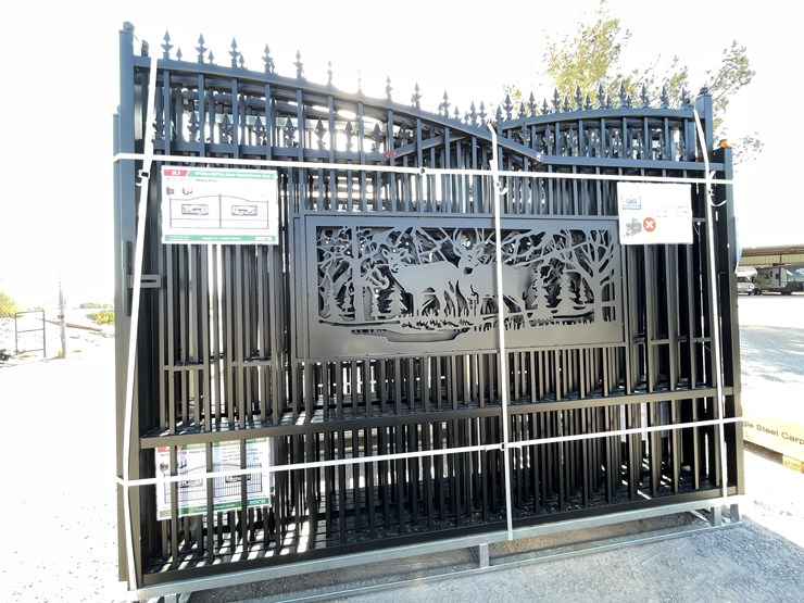 #354-•-deer-motif-style-driveway-gates-image-9