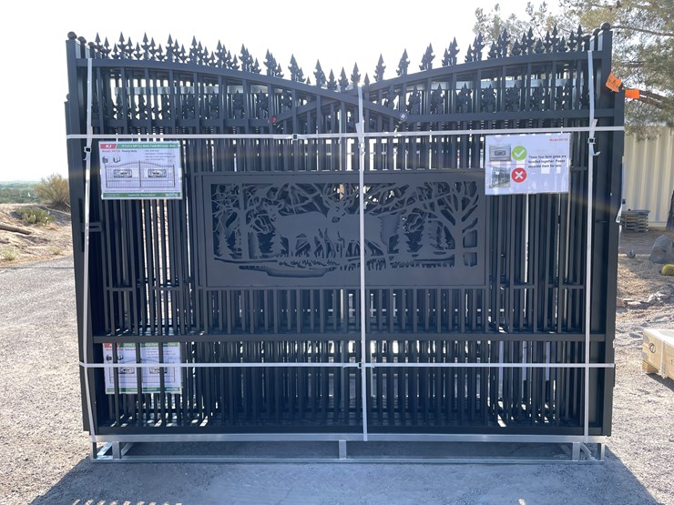 #353-•-deer-motif-style-driveway-gates-image-9