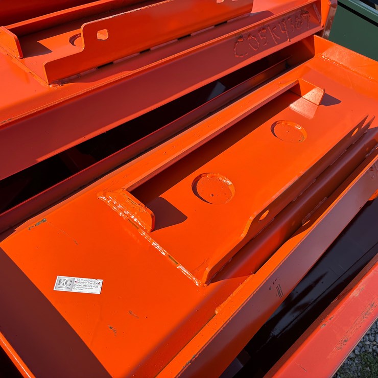 #1587 • Mini skid steer snow pusher 48 inch