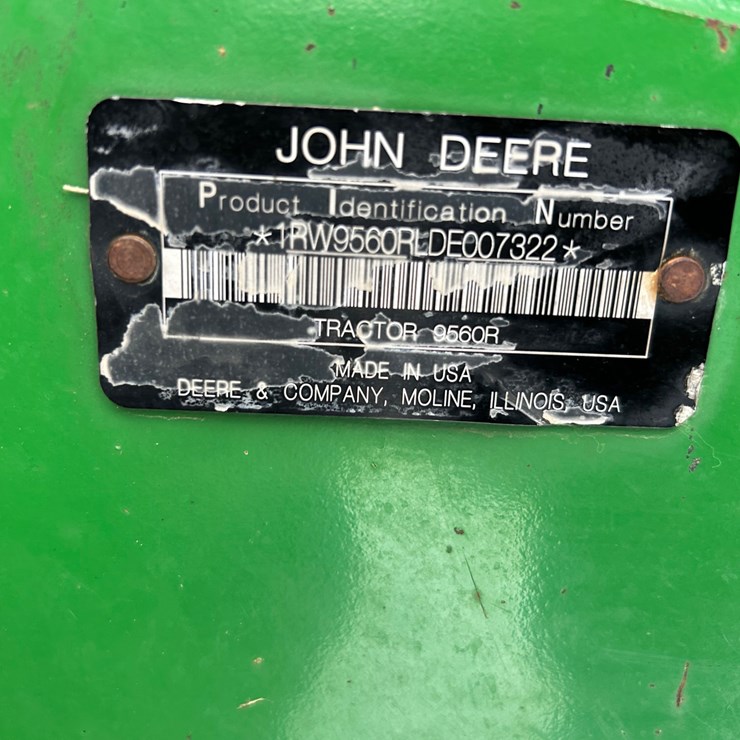 JOHN DEERE 9560