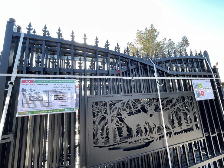 #353-•-deer-motif-style-driveway-gates-image-5