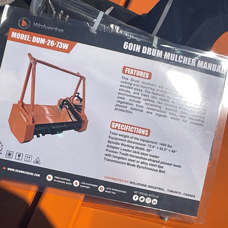 #239 • 60 Inch Drum Mulcher Manual