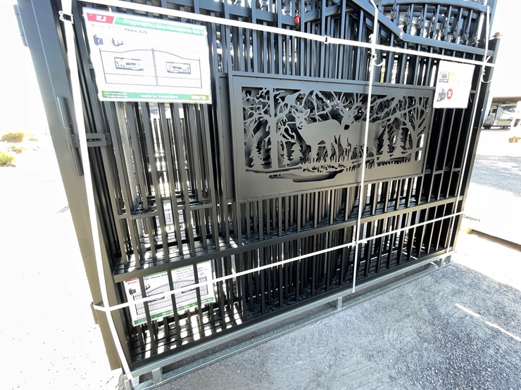 #354-•-deer-motif-style-driveway-gates-image-6