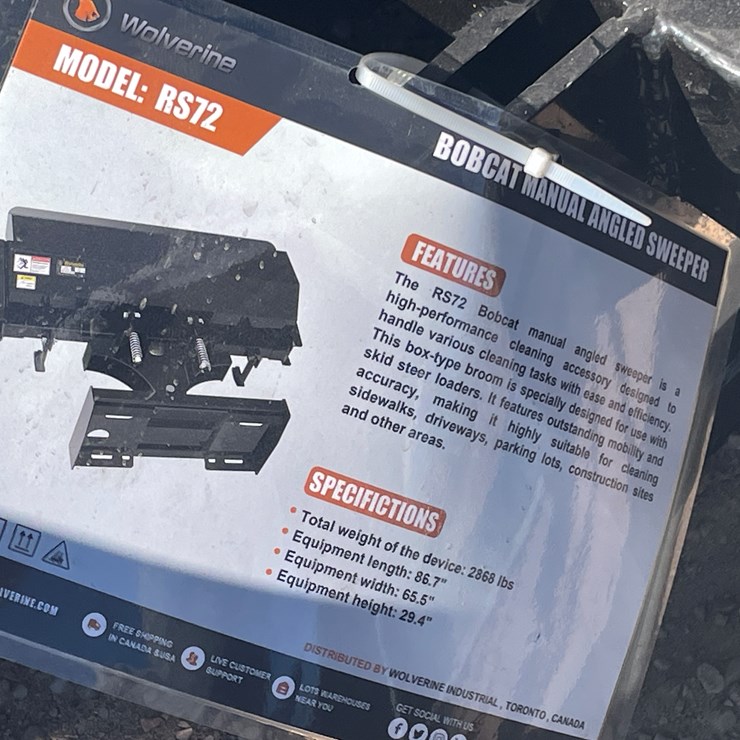 #253 • Bobcat Manual Angled Sweeper