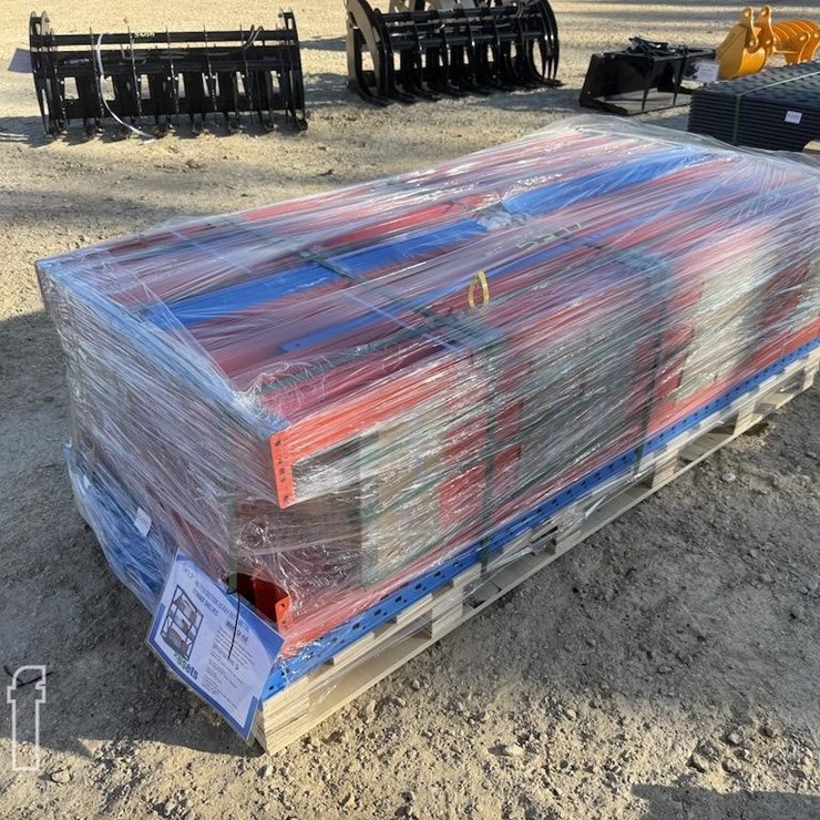 40 FT 6 SECTION HEAVY DUTY METAL STORAGE SHELVE