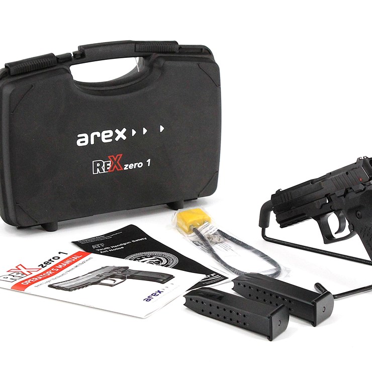 #.04A • AREX REX ZERO 1S 9MM PISTOL NEW IN CASE