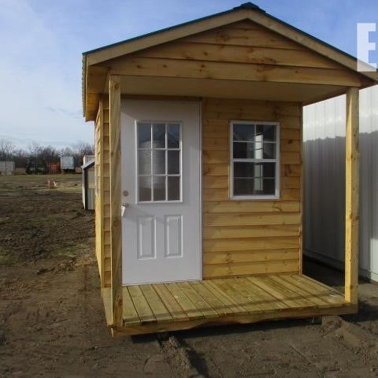 12X8 CABIN 12X8 CABIN WITH PORCH WINDOWS MAN DOOR