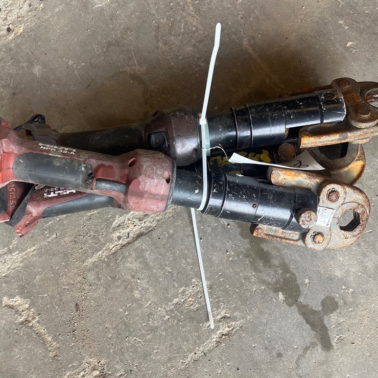 #3408 • 3 HILTI PIPE CRIMPERS