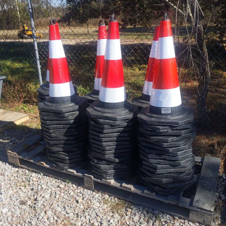 QTY (94) UNUSED SAFETY CONES