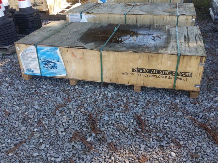 unused-20'x30'-steel-carport-w/-sidewalls-image-1