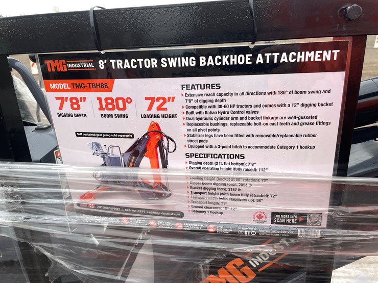 #2024-•-unused-8'-tractor-swing-backhoe-attachment-image-5