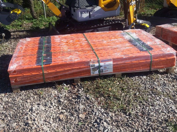 qty-(12)-unused-tpm-4'x7.3'-ground-protection-mats-image-1