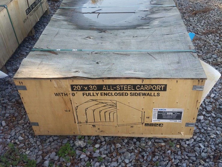 unused-20'x30'-steel-carport-w/-sidewalls-image-5