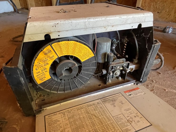 #3681-•-hobart-handler-120-welder-with-helmet-image-9