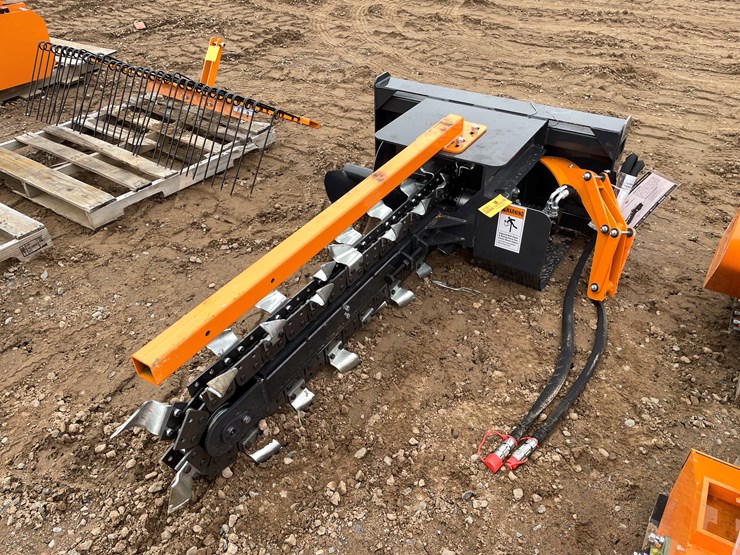 #2081-•-unused-2025-wolverine-skid-steer-trencher-attachment-image-1