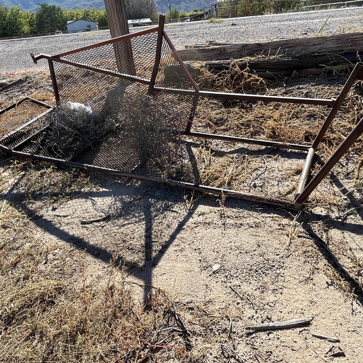 #3730 • Custom Metal Cage Rack