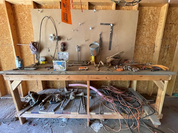 #3672-•-tools-and-large-wooden-table-image-1