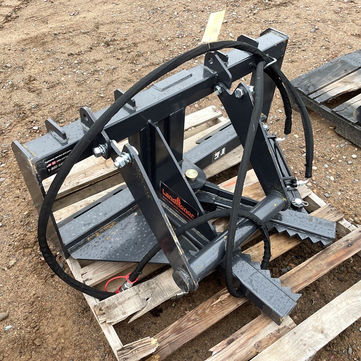 #2052 • Unused 2025 Landhonor Skid Steer Tree Puller Attachment