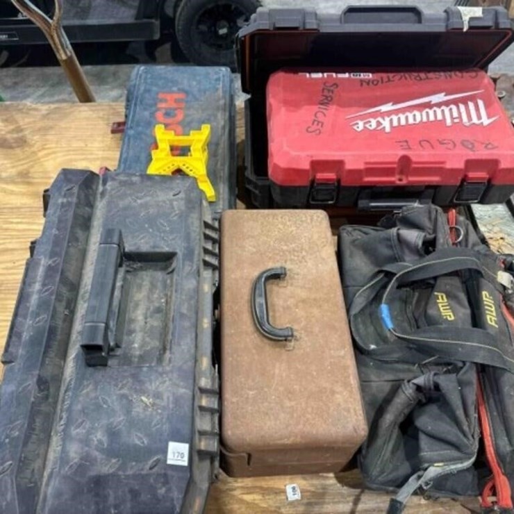 Empty tool cases & tool bags