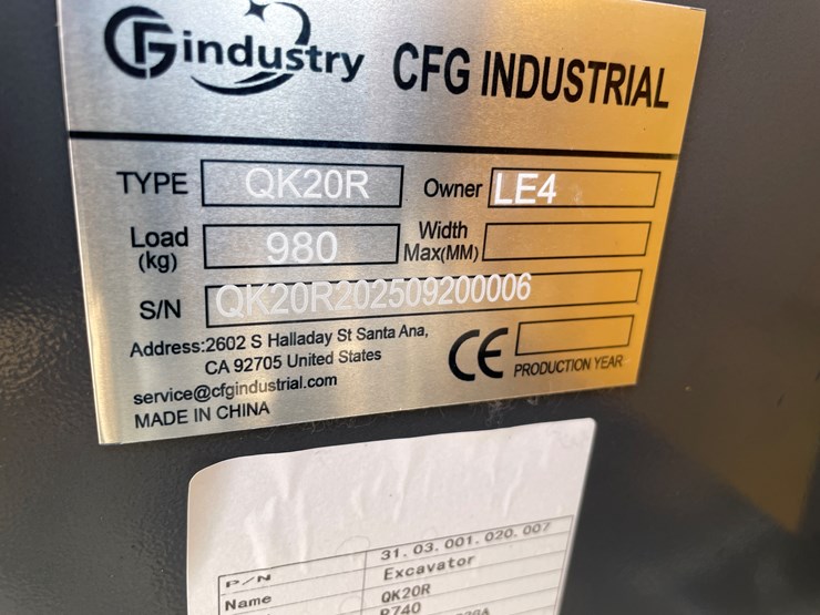 #9214-•-2025-unused-cfg-mini-excavator-image-19