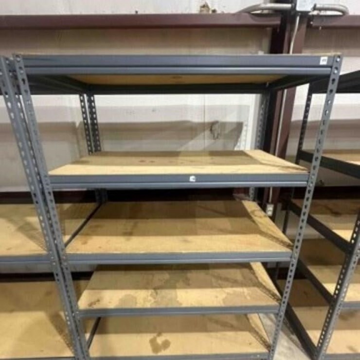 Metal Shelf- 48”wide, 72”tall, 24” deep