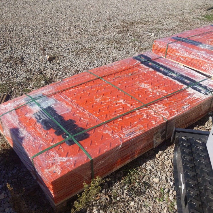 QTY (12) UNUSED TPM 4'X7.3' GROUND PROTECTION MATS