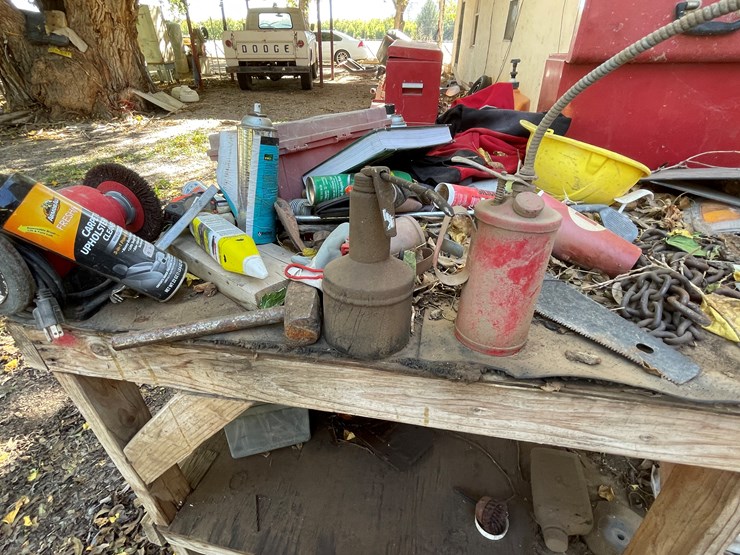 #3707-•-misc-tools,-hardware,-bauer-bench-grinder,-4-drawer-metal-toolbox-and-table-image-22