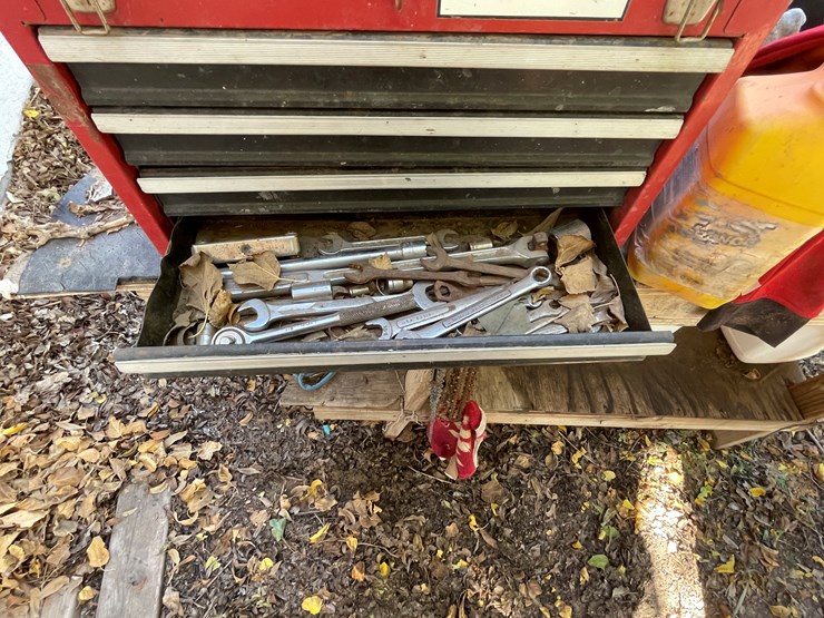 #3707-•-misc-tools,-hardware,-bauer-bench-grinder,-4-drawer-metal-toolbox-and-table-image-17