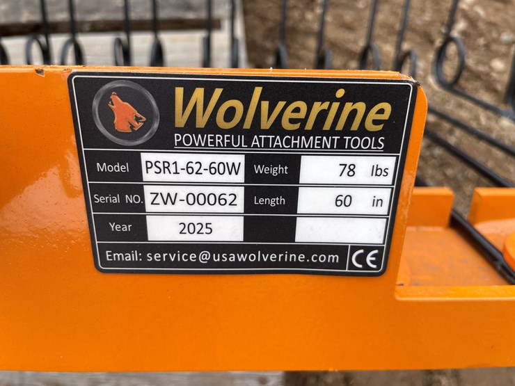 #2084-•-unused-2025-wolverine-grass-rake-attachment-image-4