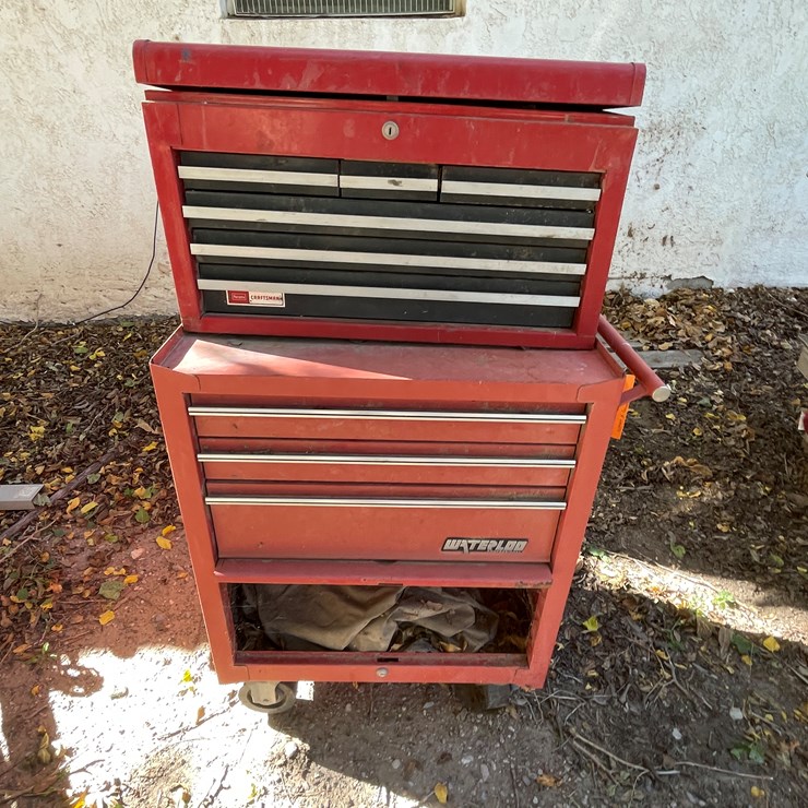 #3708 • 2-Piece Rolling Toolbox