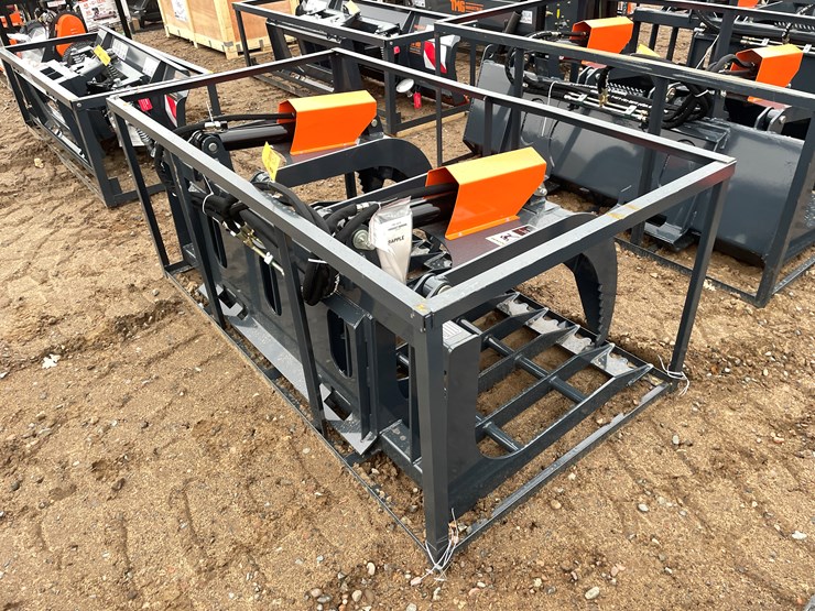 #2029-•-unused-skid-steer-rock-skeleton-grapple-bucket-attachment-image-2