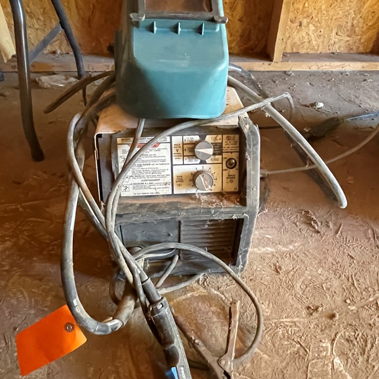 #3681 • Hobart Handler 120 Welder with Helmet