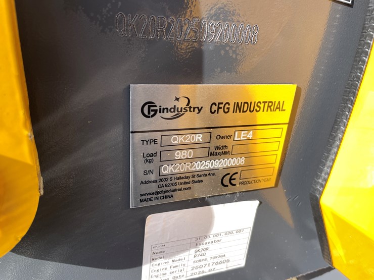 #9213-•-2025-unused-cfg-mini-excavator-image-23